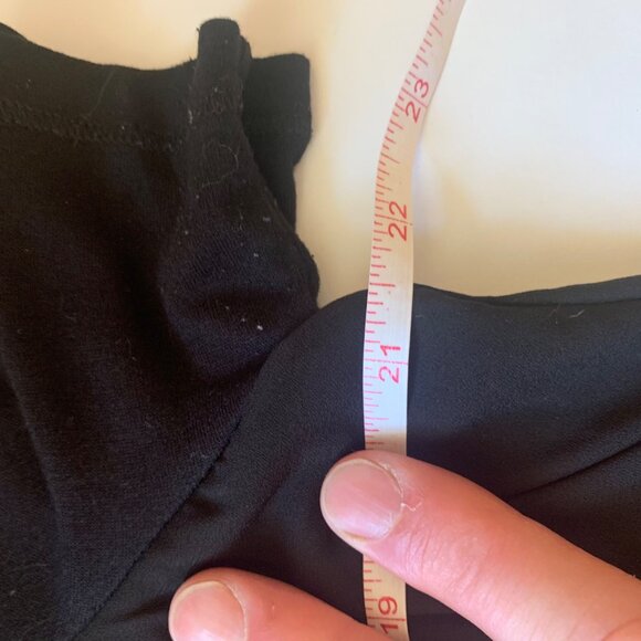 Juicy Couture Black Short Sleeve Layered Blouse Collar Accent Size XL - Picture 7 of 8